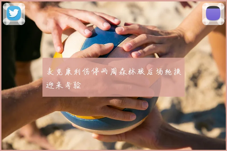 麦克康利伤停两周森林狼后场轮换迎来考验
